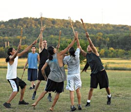 Traditional Game of Stickball